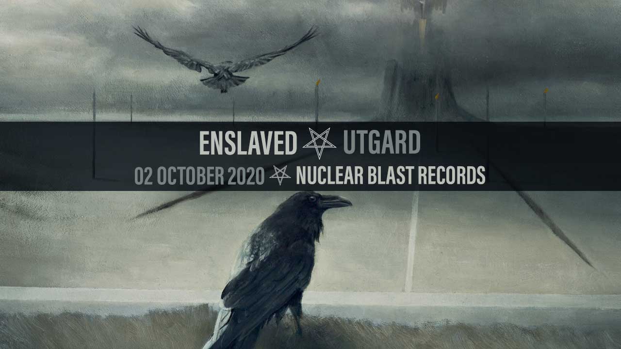 enslaved Utgard album review cover image