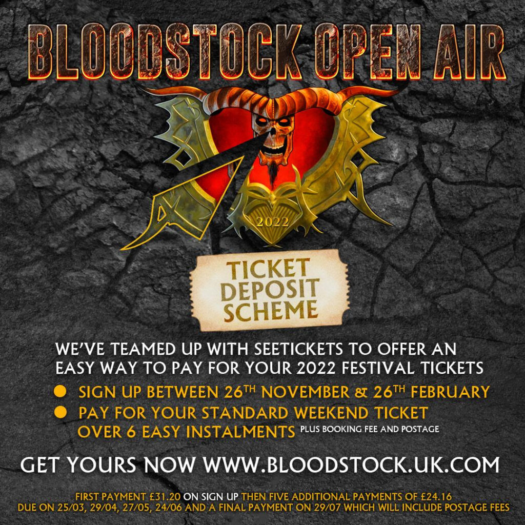 Bloodstock Ticket Deposit Scheme