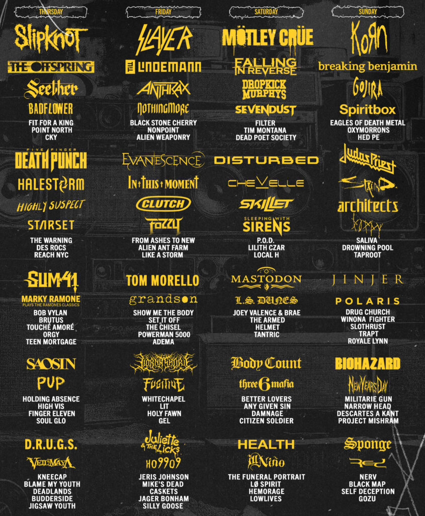 Louder Than Life 2024 Lineup.