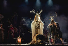 Heilung performing at Red Rocks Amphitheatre