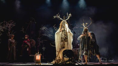 Heilung performing at Red Rocks Amphitheatre