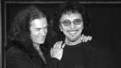 Tony Iommi and Glenn Hughes.