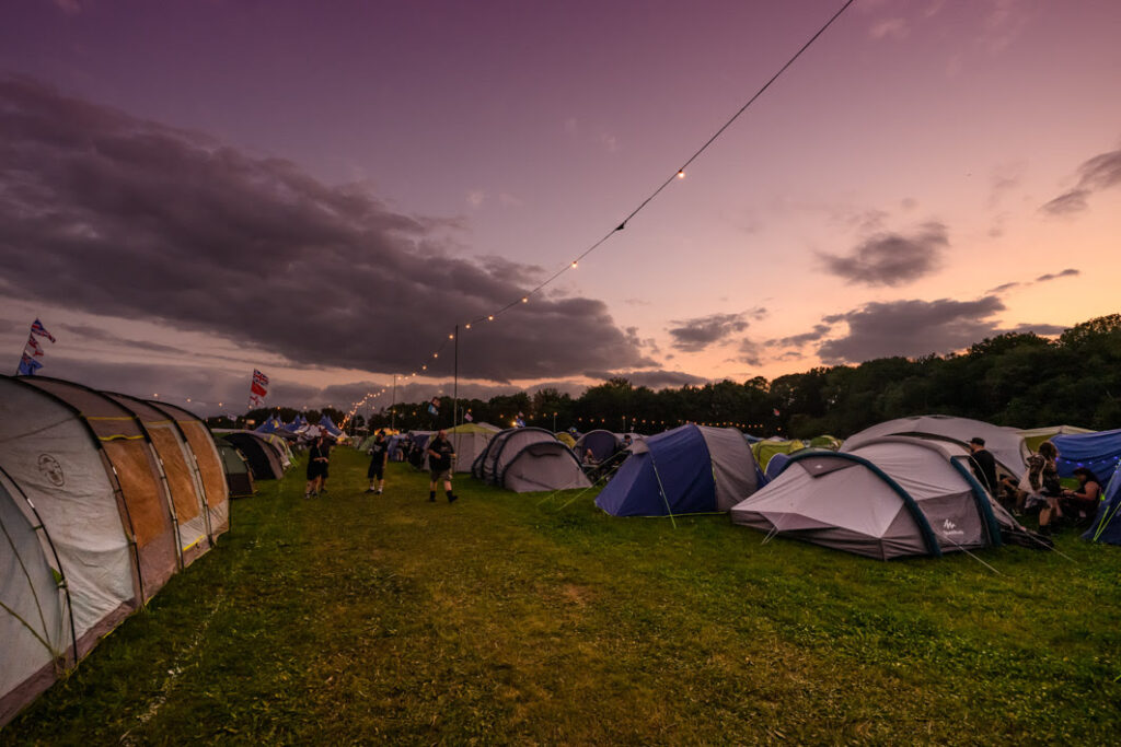 Bloodstock camping