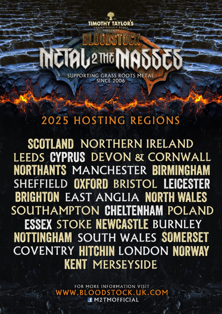 Metal 2 The Masses poster.