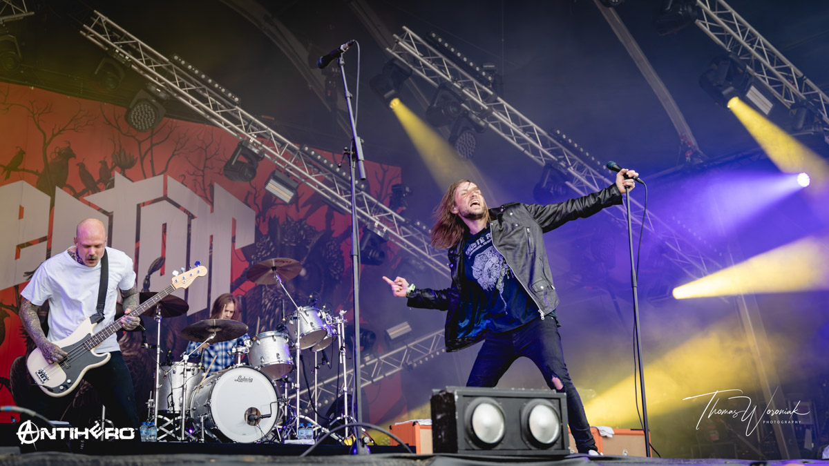 KVELERTAK at Hellfest 2024.