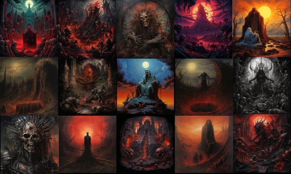 Art of Death Metal Album Covers