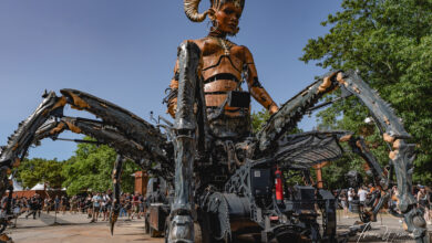 Hellfest mechanical installation.